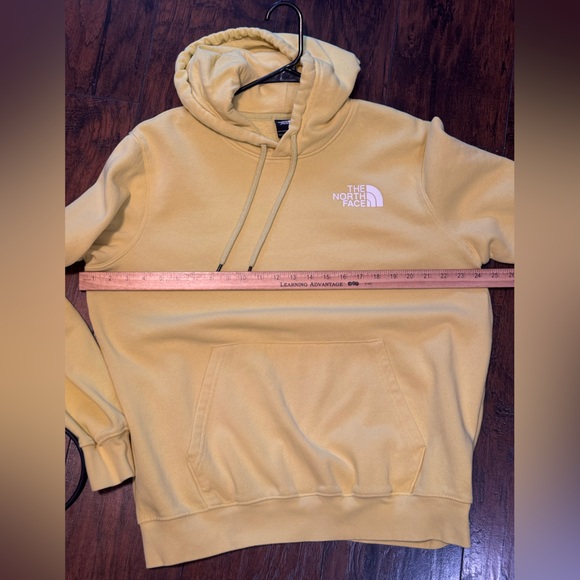 North Face Hoodie Men's Large Box NSE Pullover Yellow Black Box Outdoors Hiking - Picture 11 of 14